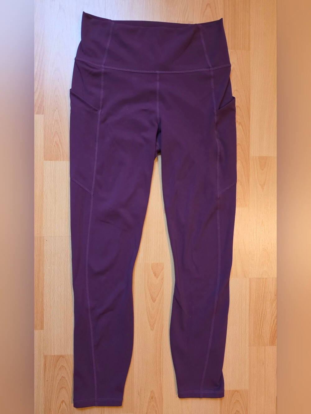 Fabletics Deep Purple High-Waist Pocket Leggings